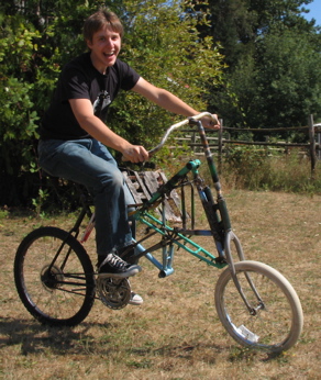 Tall Tandem Bike